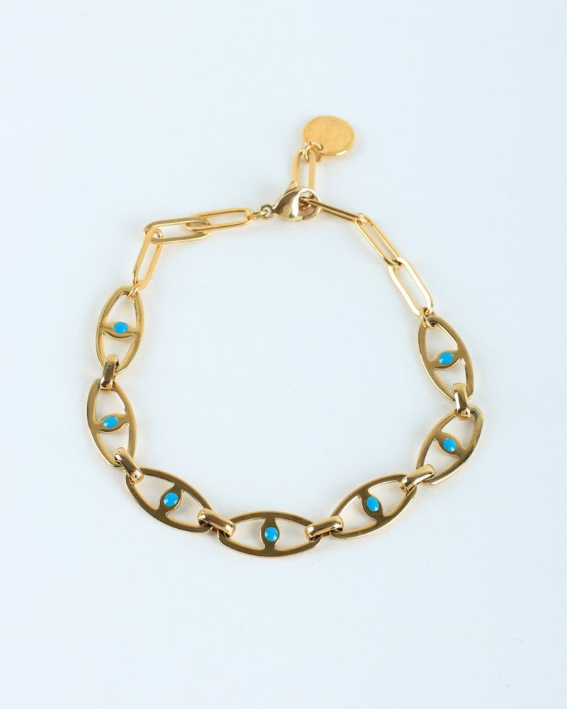 Φωτογραφία από Eye bracelet gold